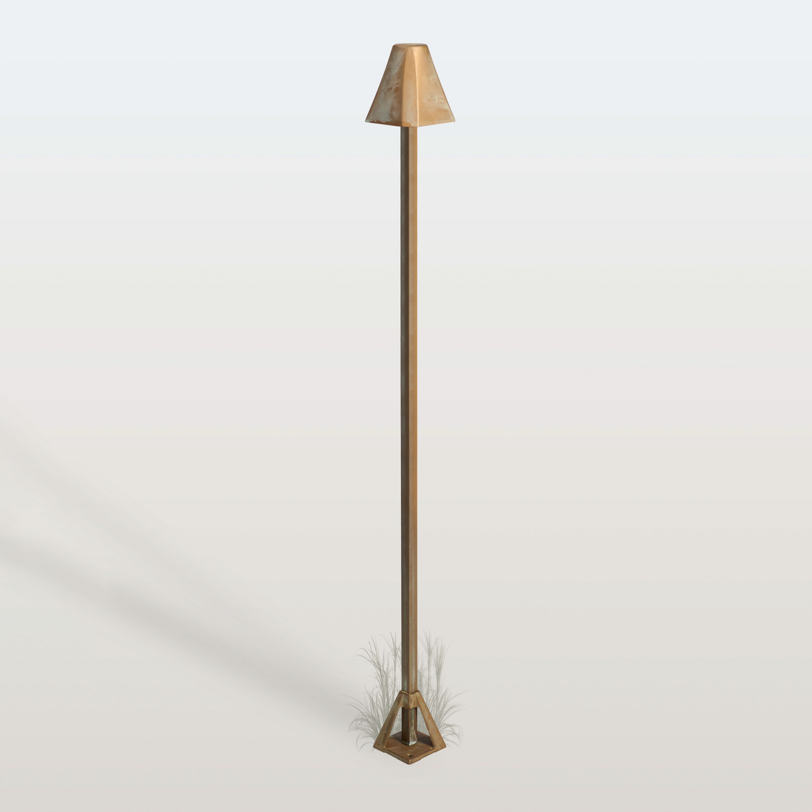 Silva Frame LED ösvény világítás, magasság 100 cm, antik sárgaréz, IP65 Silva Frame LED ösvény világítás, magasság 100 cm, antik sárgaréz, IP65