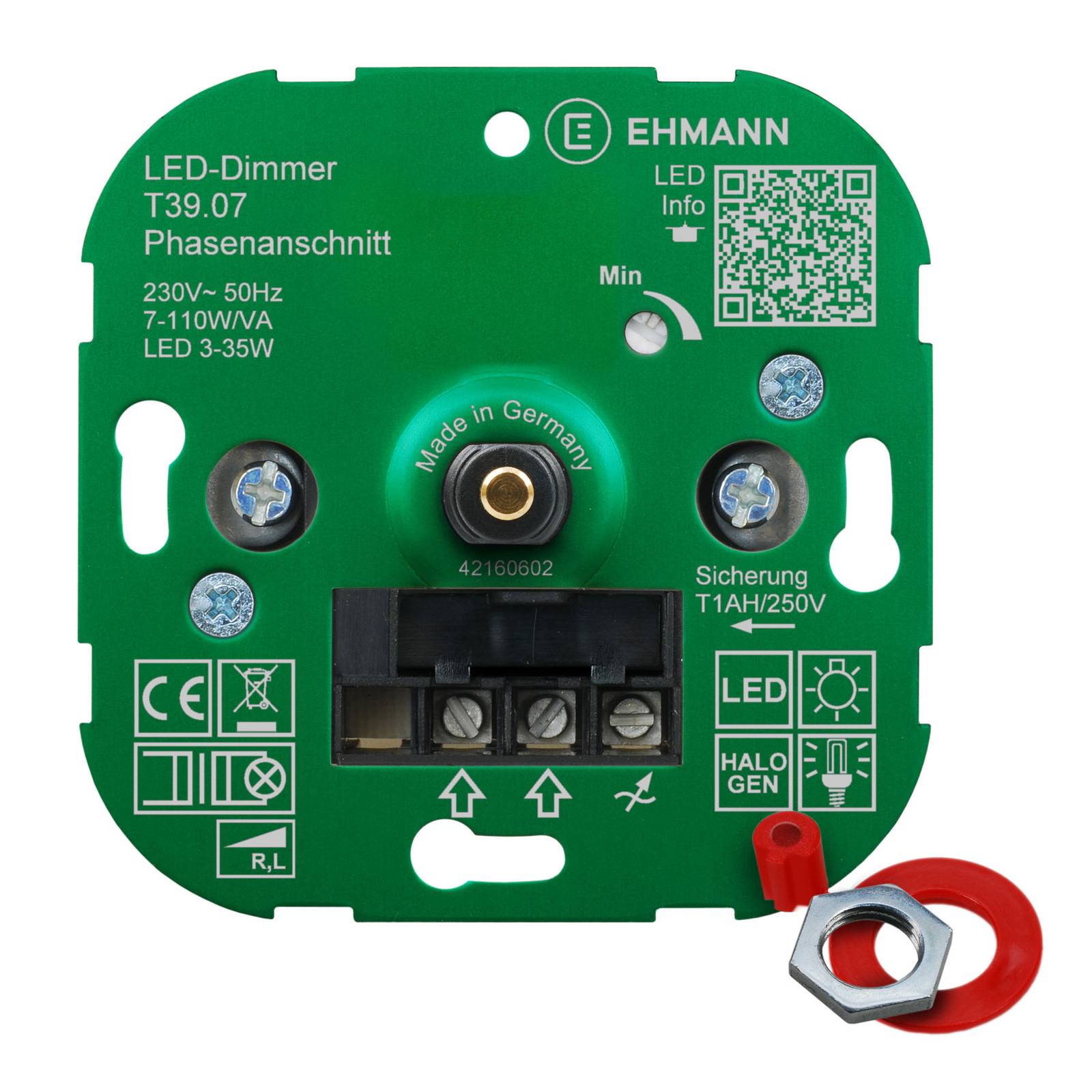 EHMANN T39 LED-dimmer framkant 3-35W