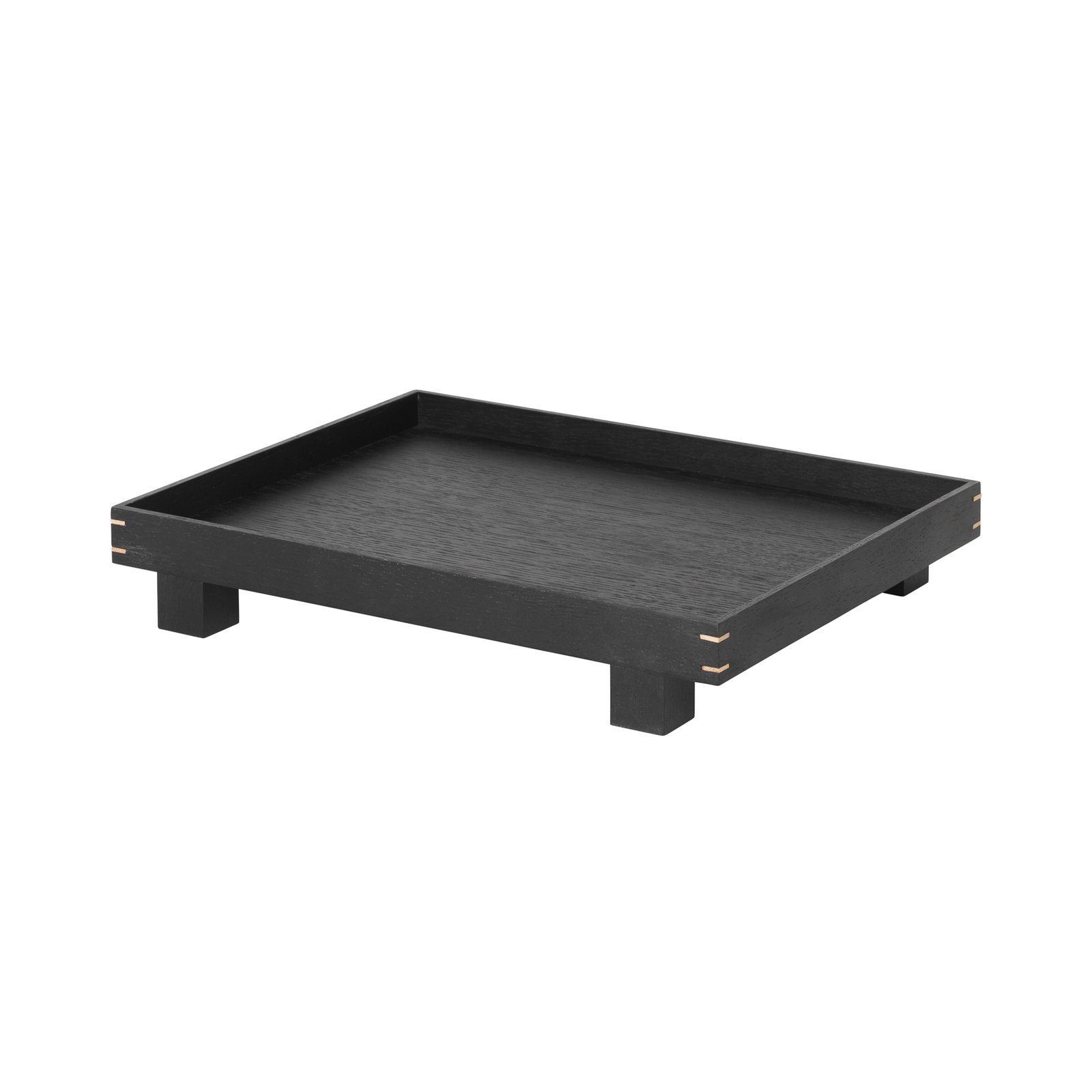 ferm LIVING Plateau Bon Small, longueur 36 cm, noir, bois