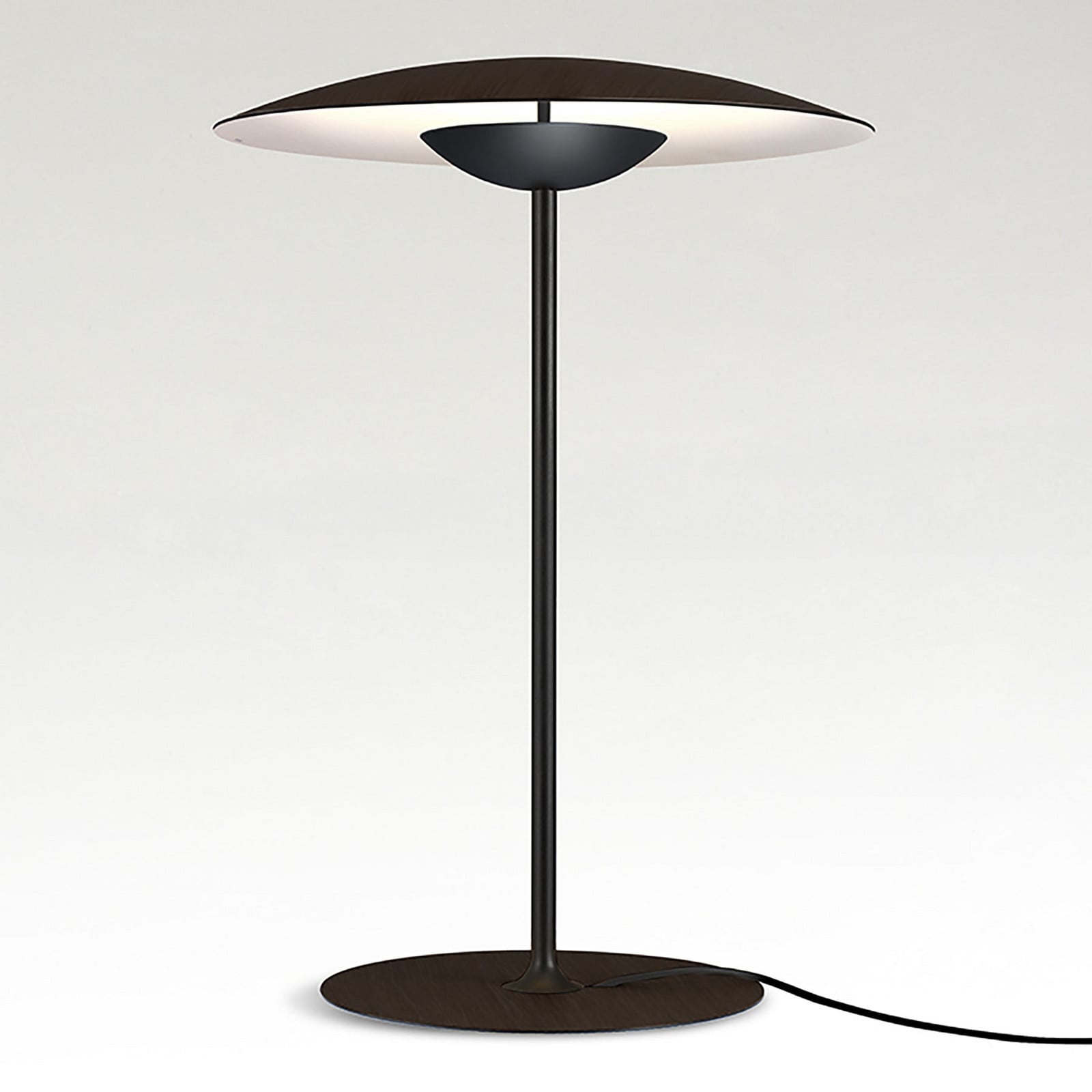 Ginger S Bordslampa Wenge MARSET - Vardagsrum - Design - Tr&auml; - Med lampsk&auml;rm