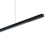 Luminária suspensa Linetik LED da Zumtobel preto 3.000K