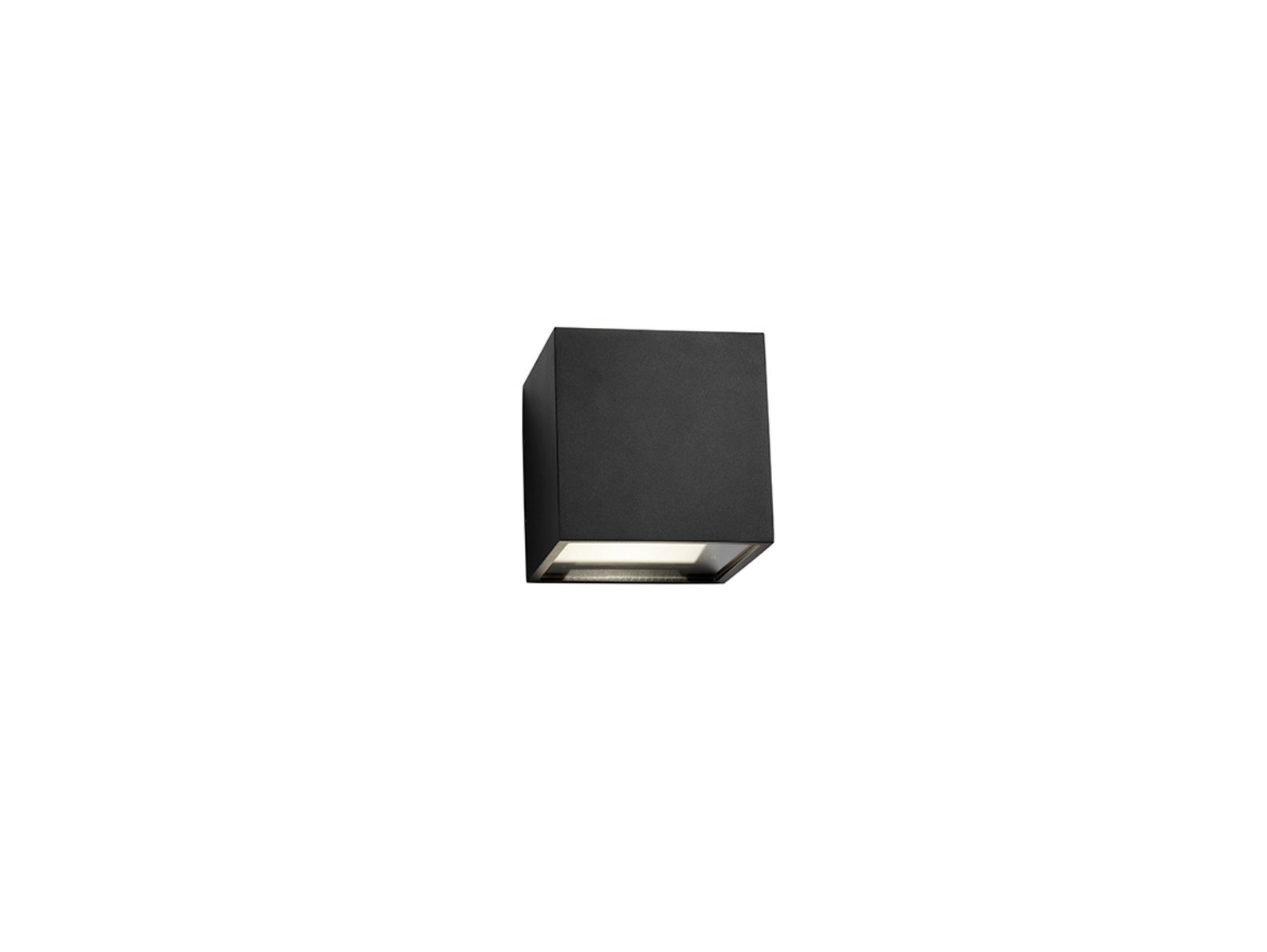 Cube LED Aplique Exterior XL 3000K Bidireccional Negro - LIGHT-POINT