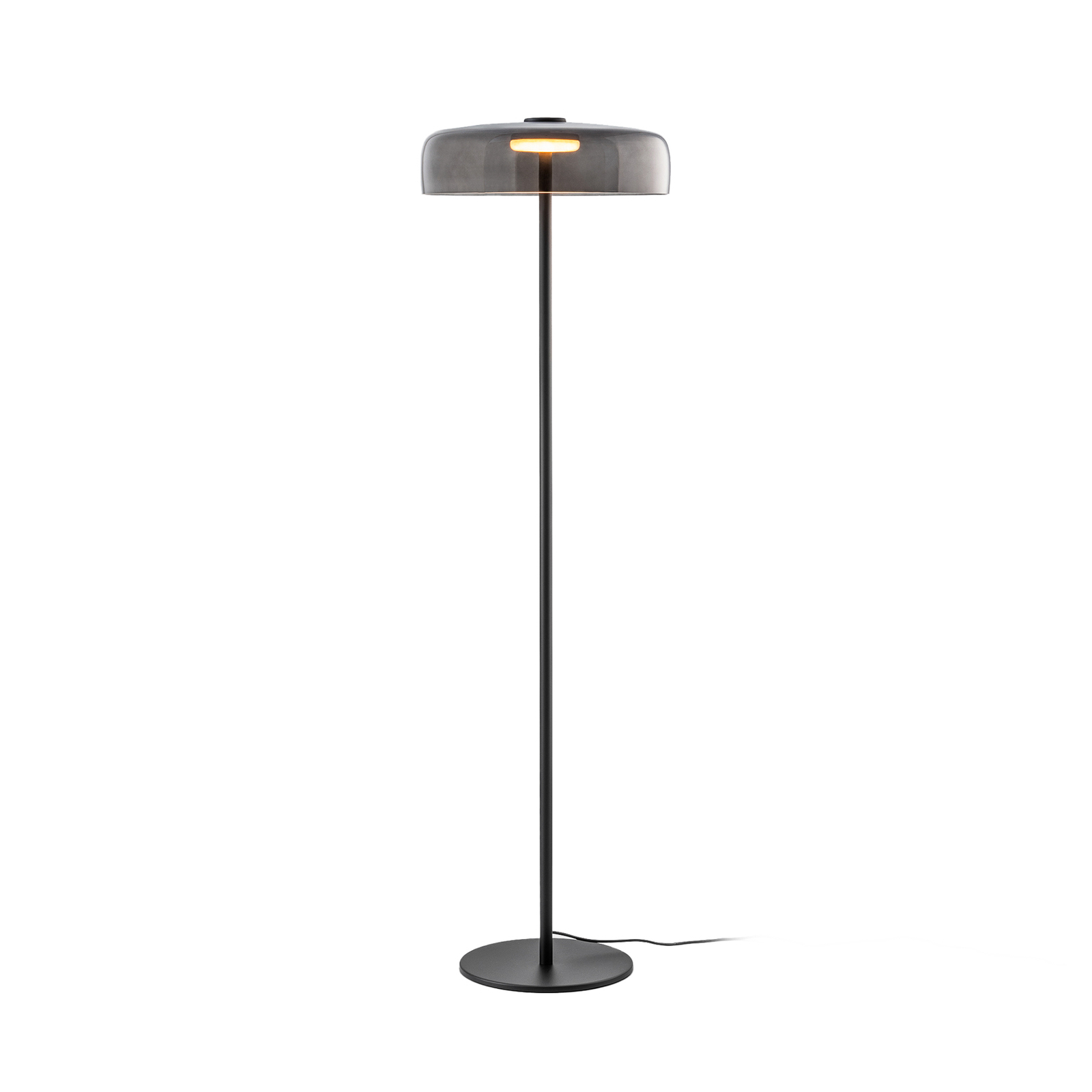 LEDS-C4 LED lampadar LED Levels 1-layer, negru, sticlă, CCT