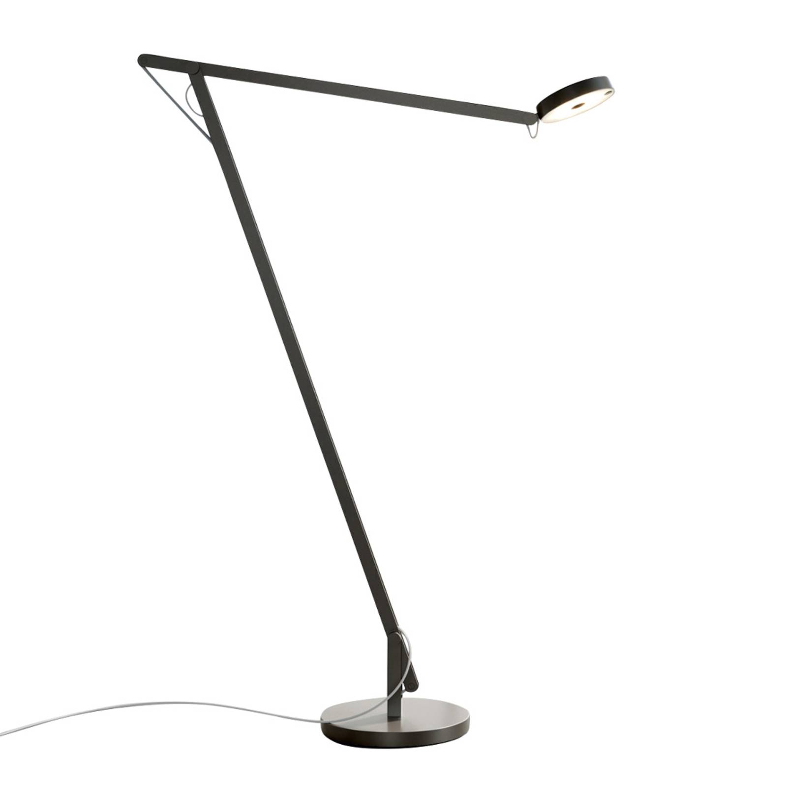Rotaliana Designer Floor Lamp - Living / Dining Room - Downward Light - dimmable - Silver