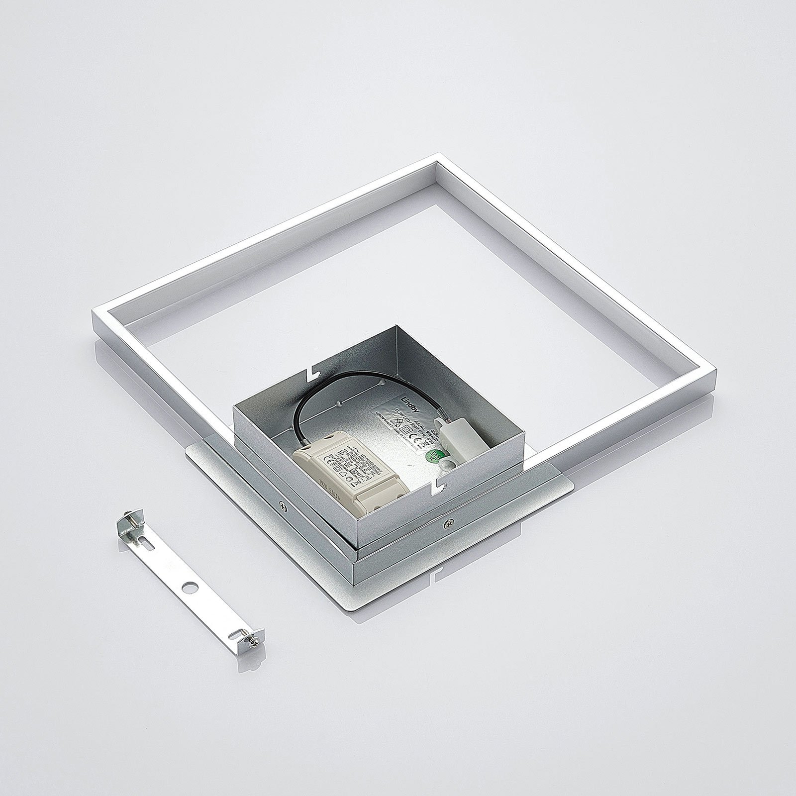Anays Square LED Wandleuchte White - Lindby