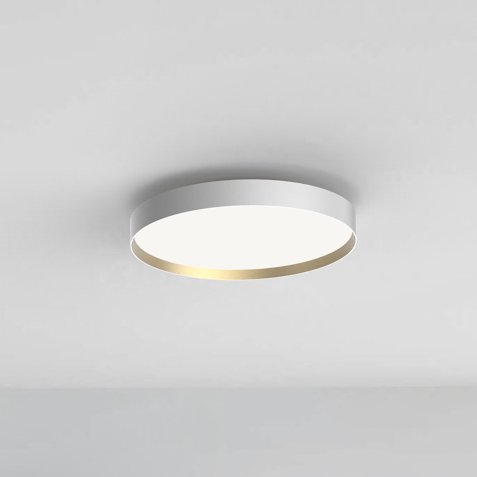 Lucia 45 Ceiling Lamp White/Gold - Loom Design