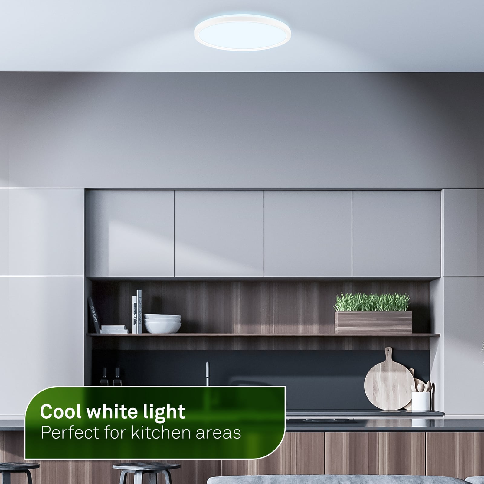 Plafonnier LED Tava A, CCT, Ø 29 cm, blanc, télécommande