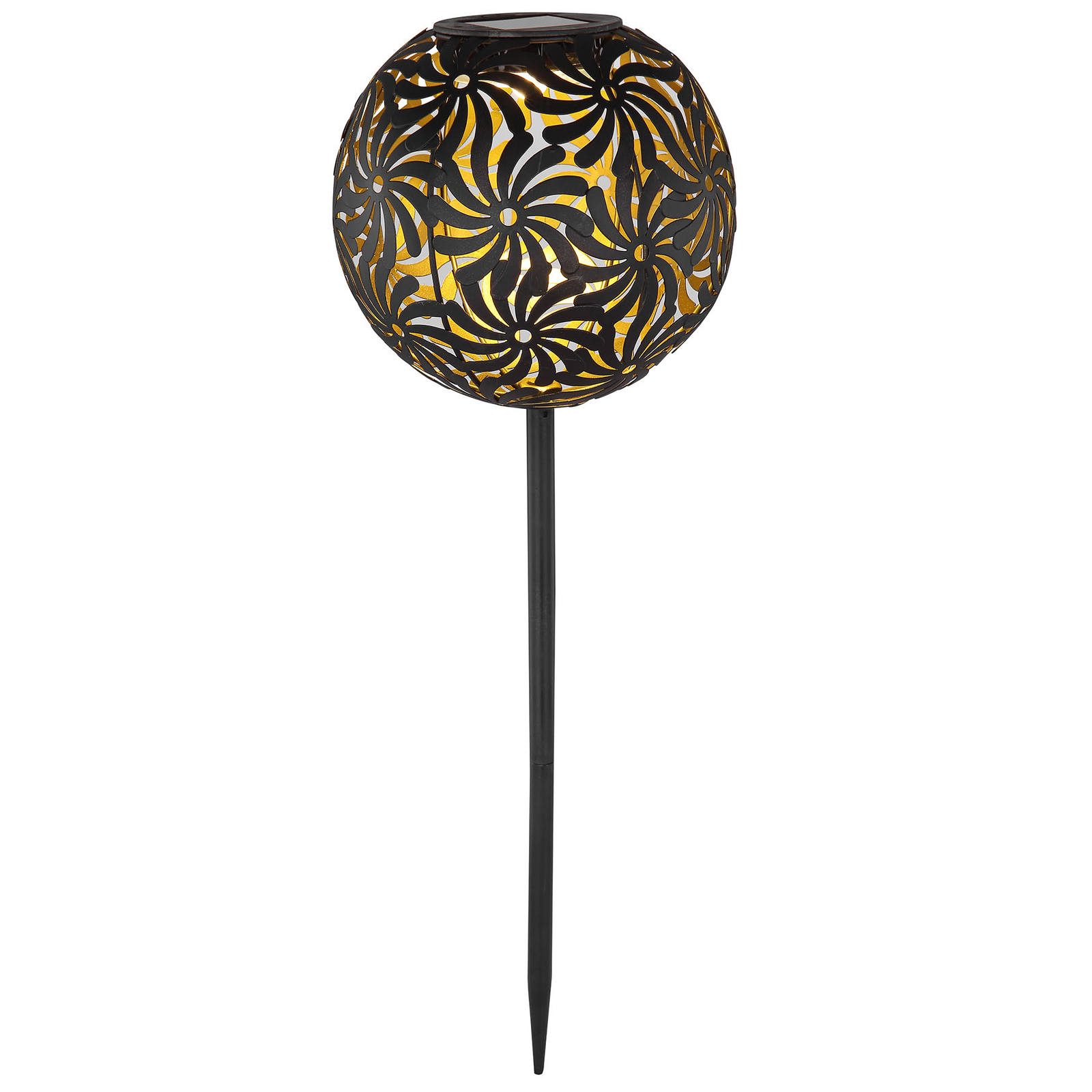 LED-Solarleuchte 33632 mit Metallkugel