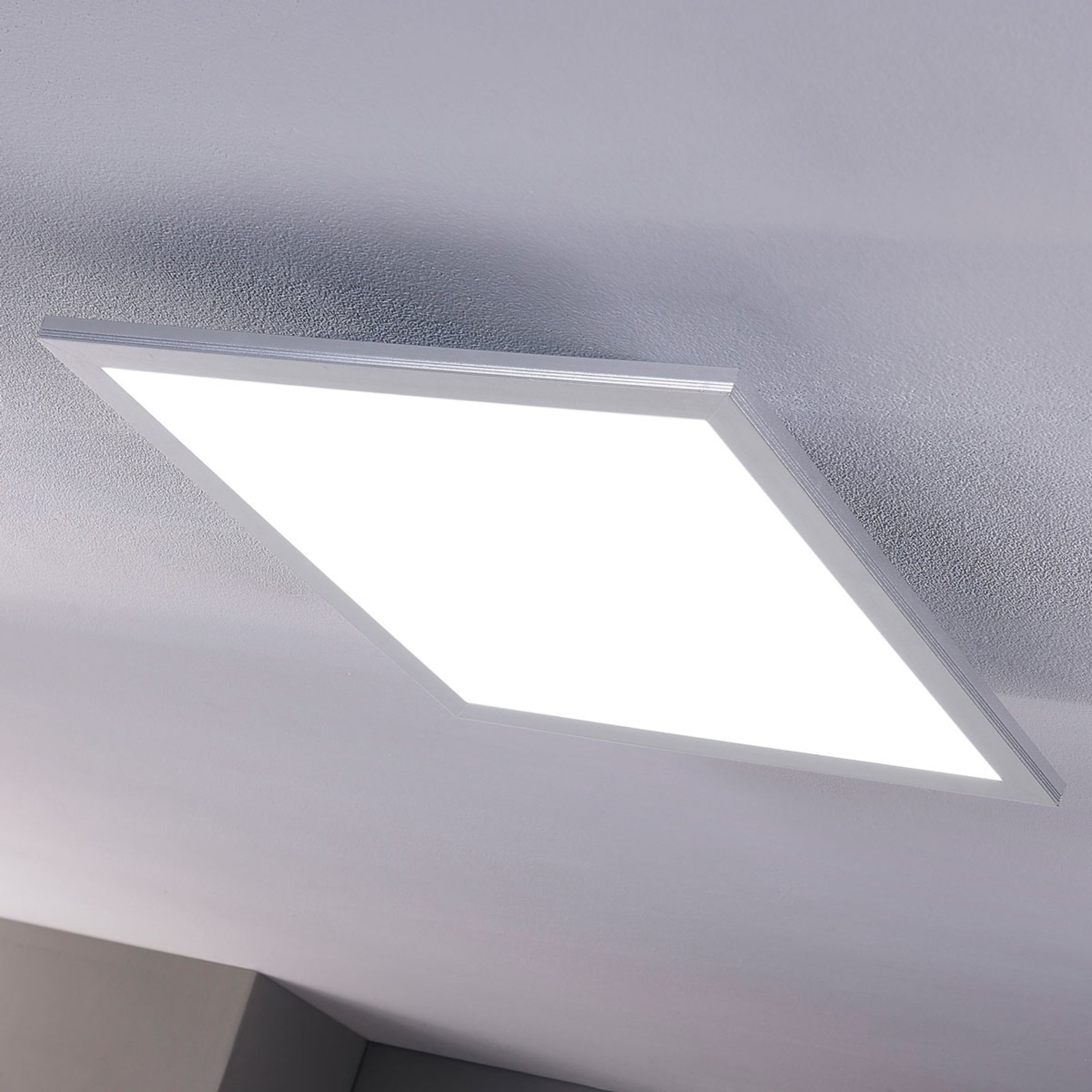 Lindby LED-Panel Livel, 2er-Set, CCT, 40 cm x 40 cm, Remote