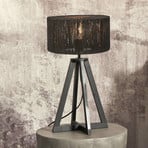 GOOD & MOJO Iguazu table lamp, pyramid, black