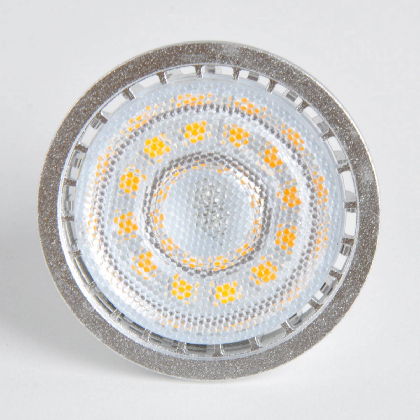 Lindby LED reflektor, GU10, 5 W, číry, 3 000 K, 55°