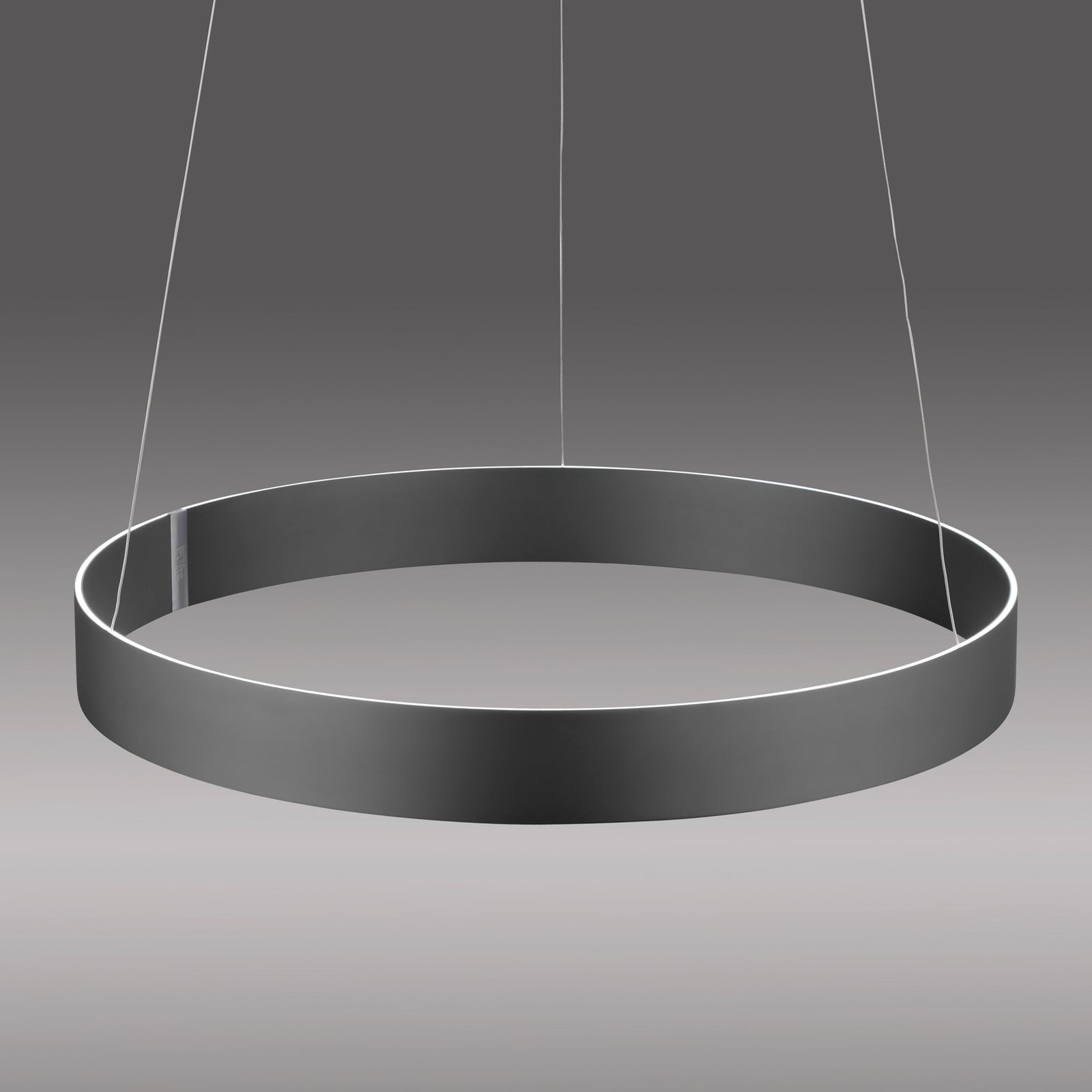 Suspension LED E-Clipse, gris mystique, Ø 70 cm, CCT - PURE Suspension LED E-Clipse, gris mystique, Ø 70 cm, CCT - PURE