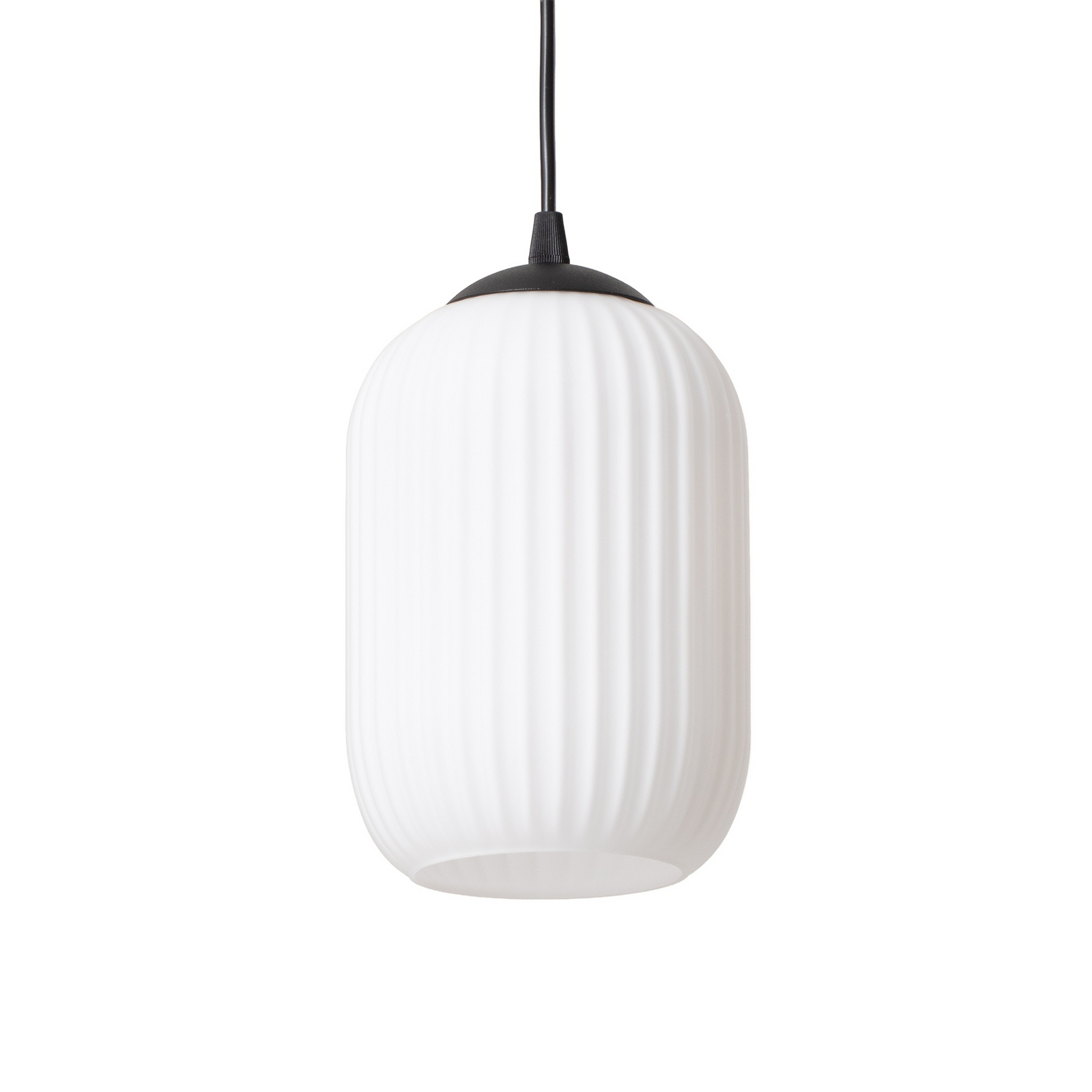 Verdi hanglamp, Ø 30 cm, zwart/opaal, staal/glas, 4-lamps. Verdi hanglamp, Ø 30 cm, zwart/opaal, staal/glas, 4-lamps.