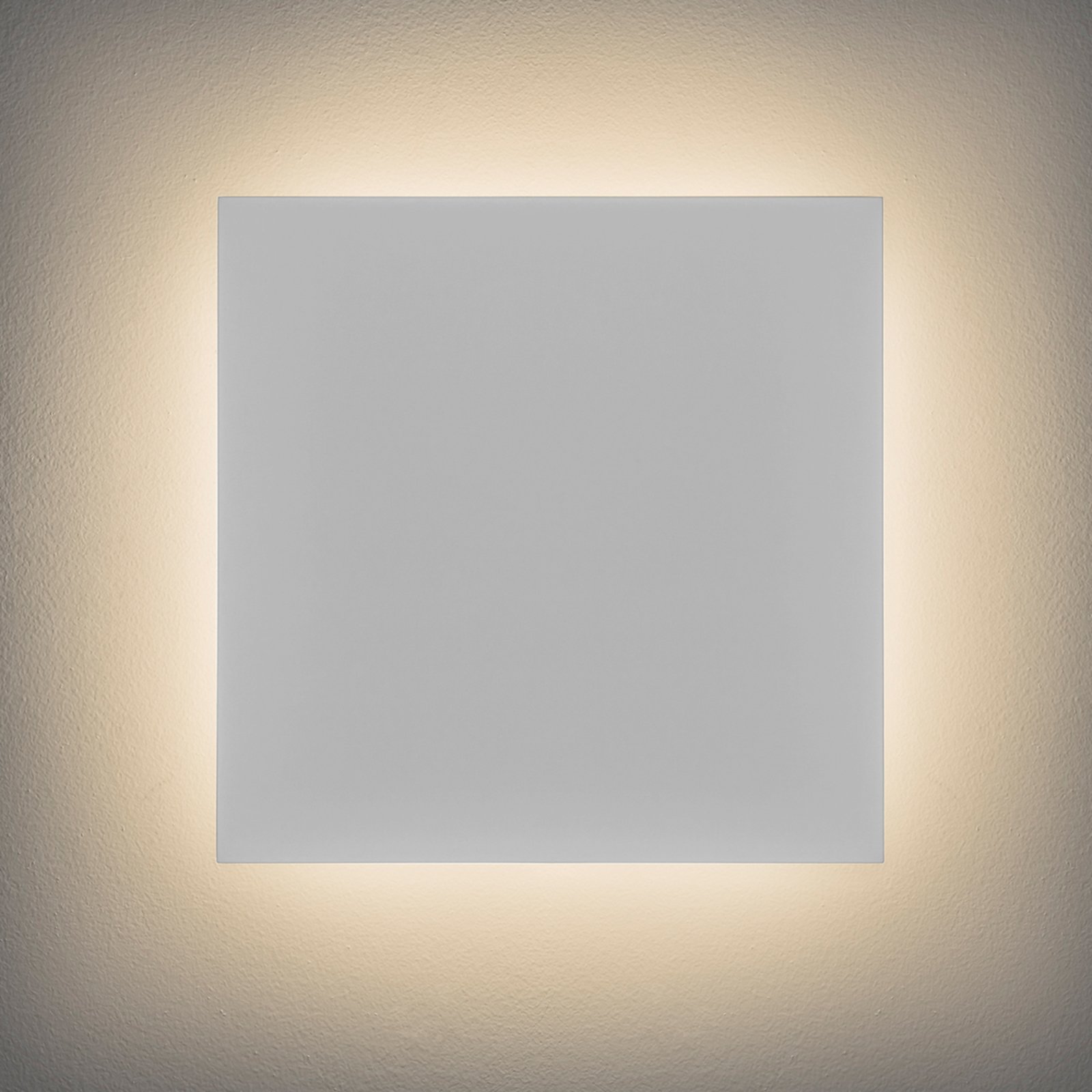 Astro Eclipse Square 300 LED Wall Light, for Living / Dining Room, Plaster, energy efficiency: A+, L: 30 cm, W: 30 cm