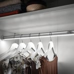 Lámpara LED para barra de ropa con sensor, 120cm