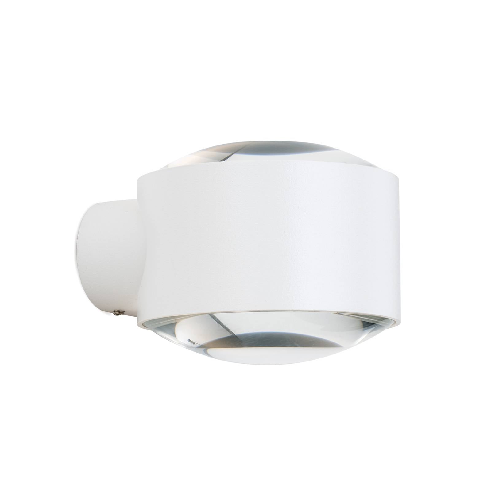 LED-Außenwandlampe Tatra weiß Ø 102 cm Alu up down