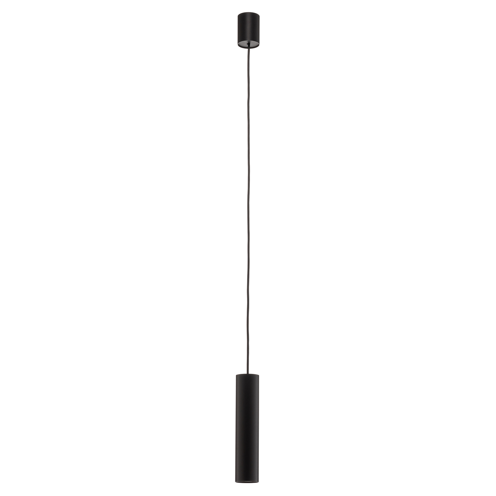 Suspension Eye, hauteur abat-jour 25 cm, noire