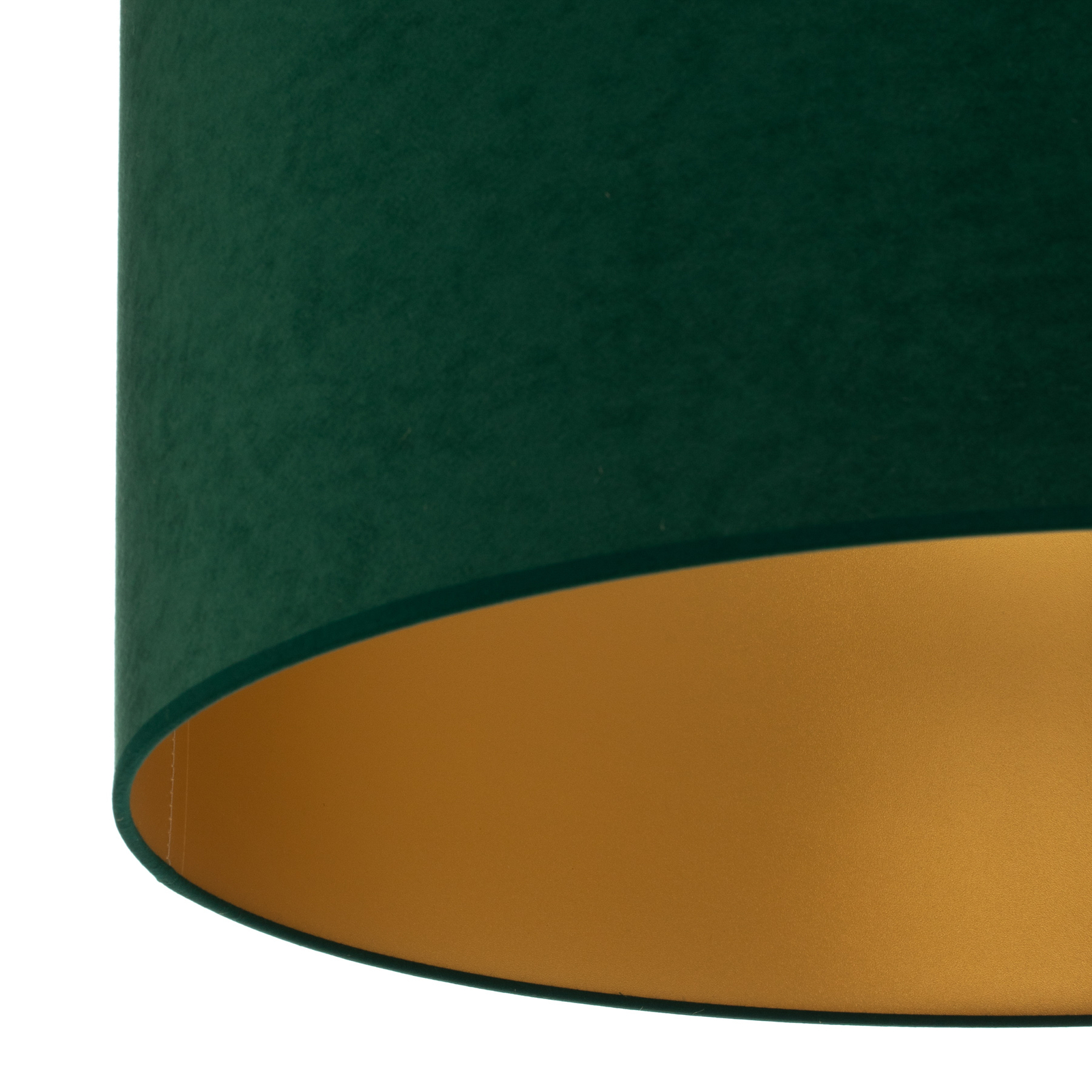 Plafondlamp Golden Roller Ø 60cm donkergroen/goud