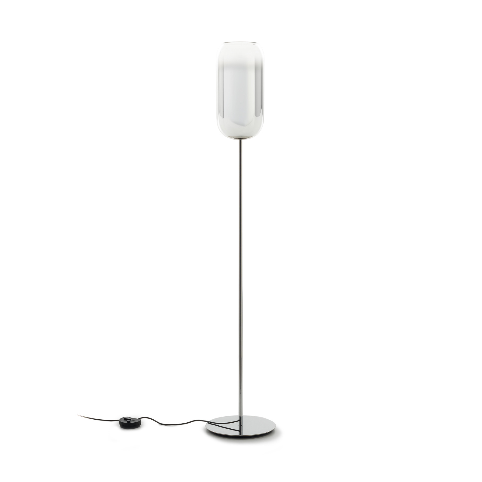 Artemide Gople floor lamp with silver base