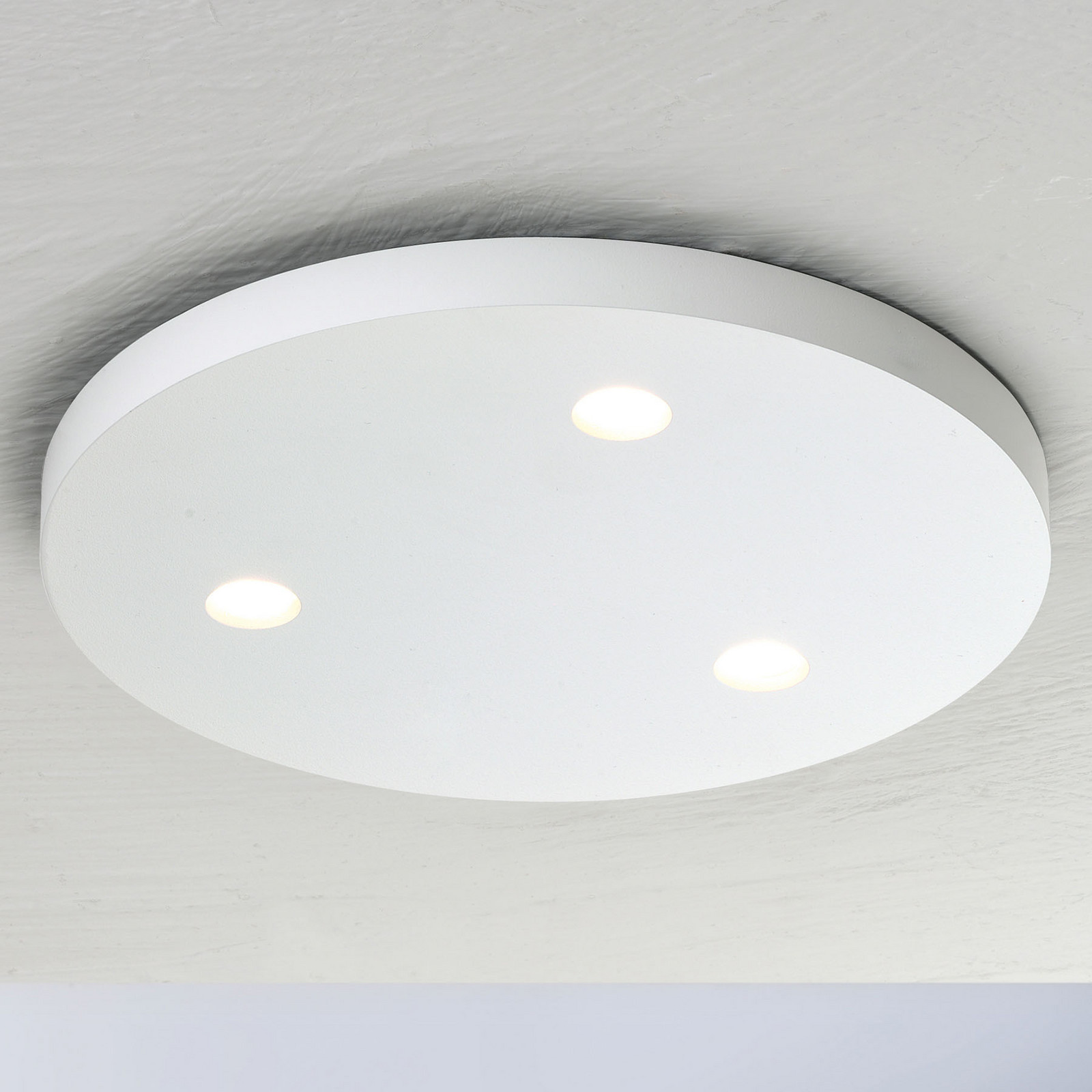 Bopp Close plafonieră LED 3 becuri rotunde alb - Camera de zi / sufragerie - modern - Metal