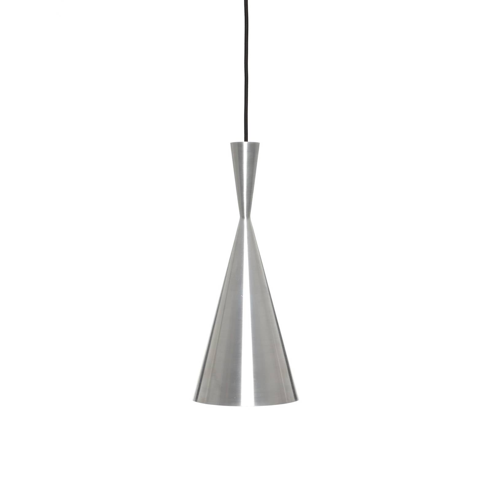 Tom Dixon LED-Hängelampe Beat Tall Unbeaten, aluminiumfarben