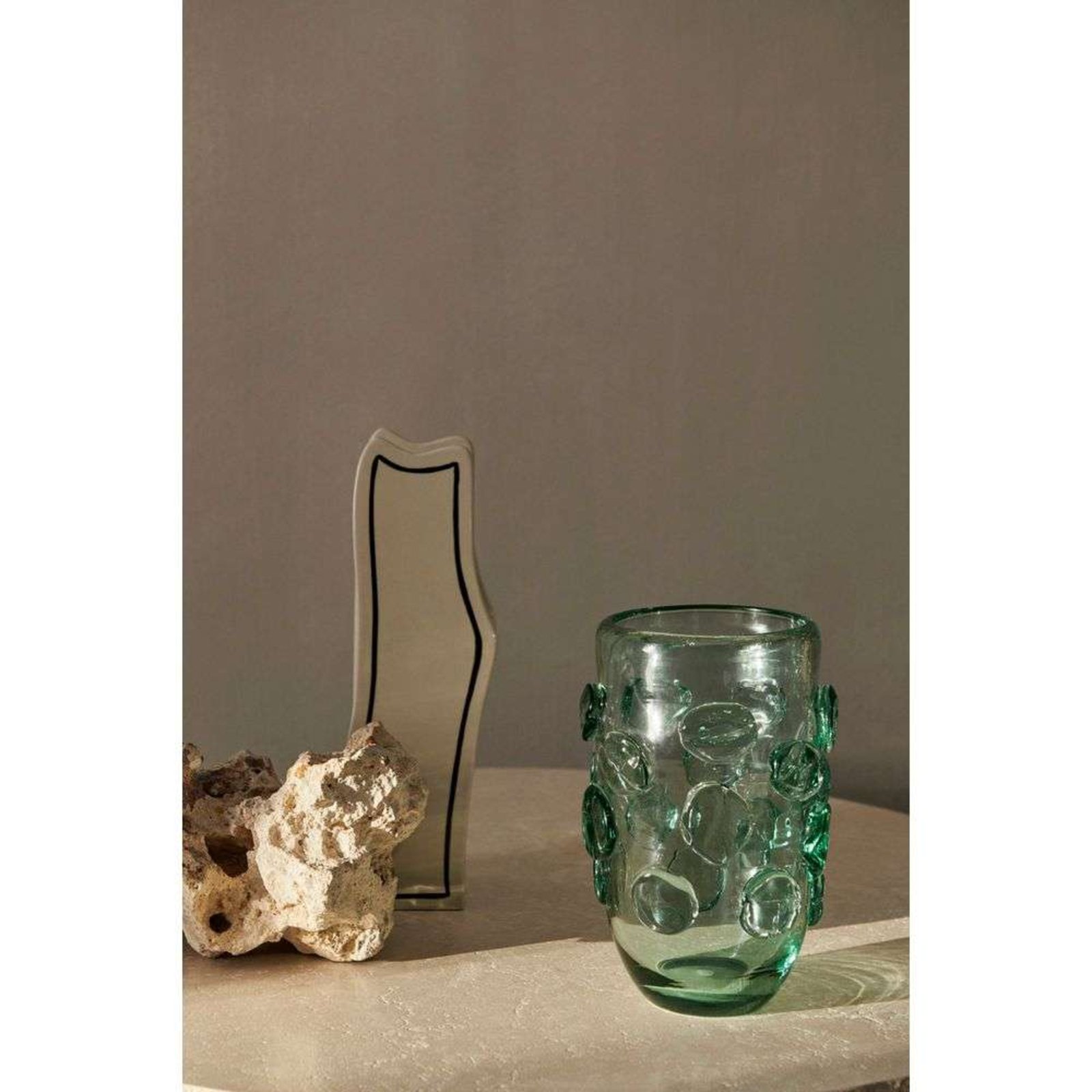 Lump Vase Recycled Clear - ferm LIVING