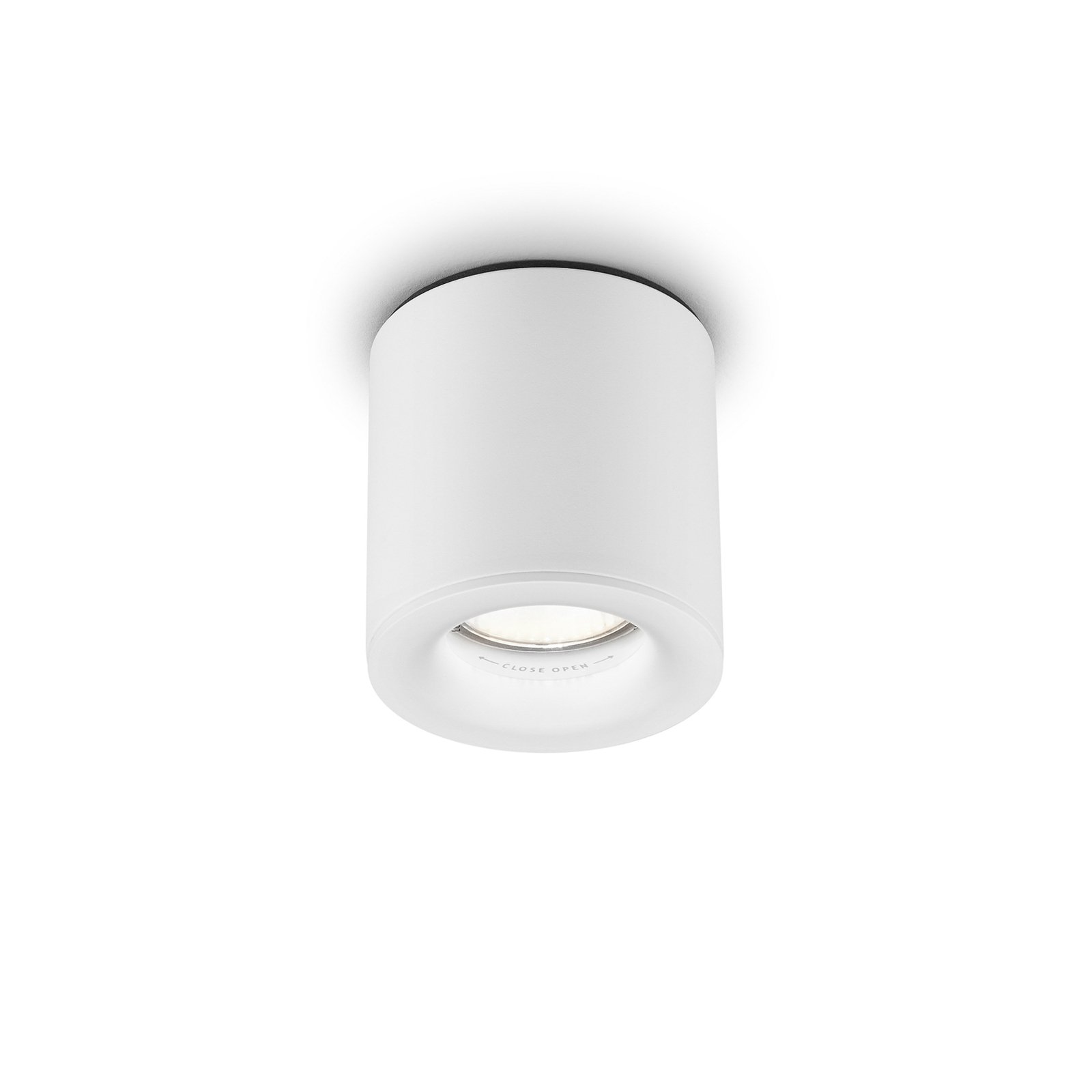 Helestra Lot outdoor ceiling light, IP65, white