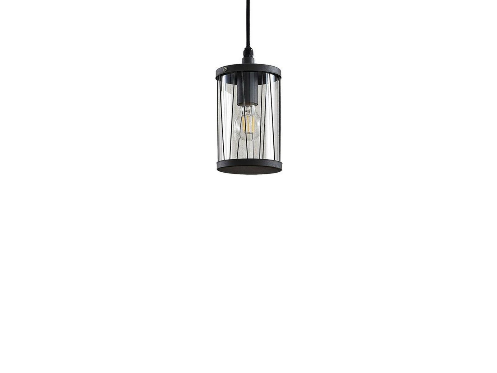 Yonan Udendørs Závěsná Lampa Dark Grey/Clear - Lindby