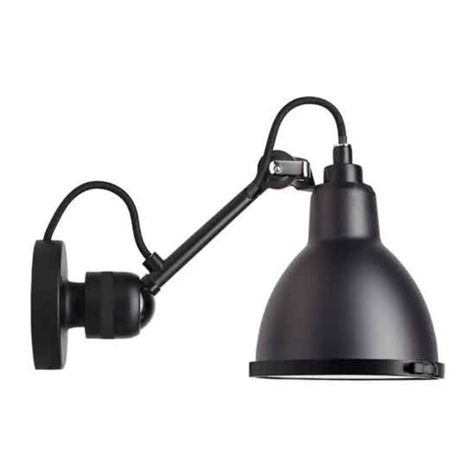 304 Classic Outdoor Seaside Wall Lamp Black - Lampe Gras