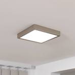 LED-Anbaupanel Fueva 5 IP20 830 nickel 21x21cm