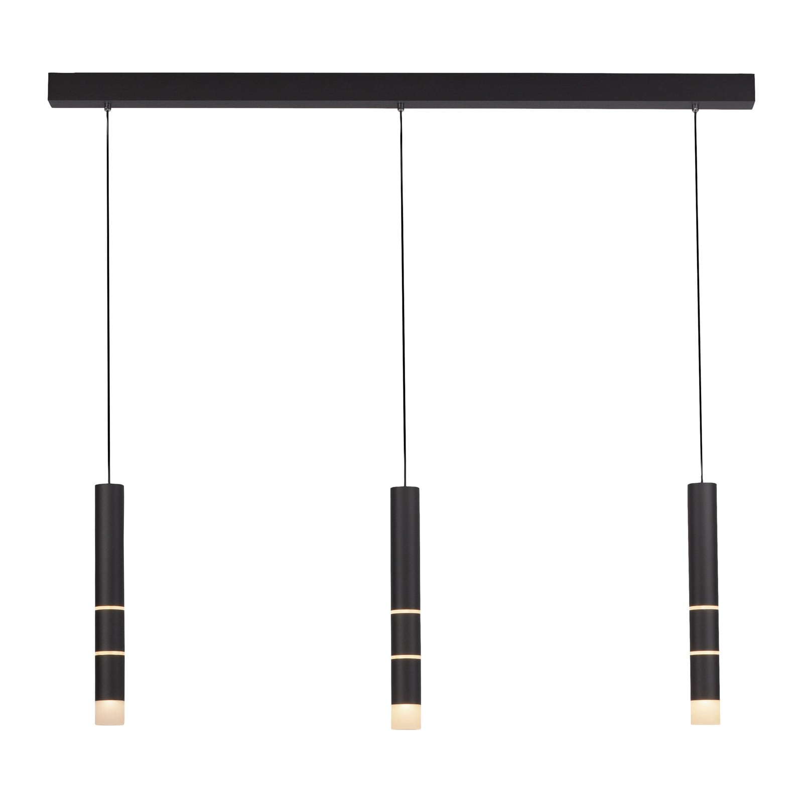Vega LED-Hängeleuchte, drei Zylinder, schwarz - PURE Vega LED-Hängeleuchte, drei Zylinder, schwarz - PURE