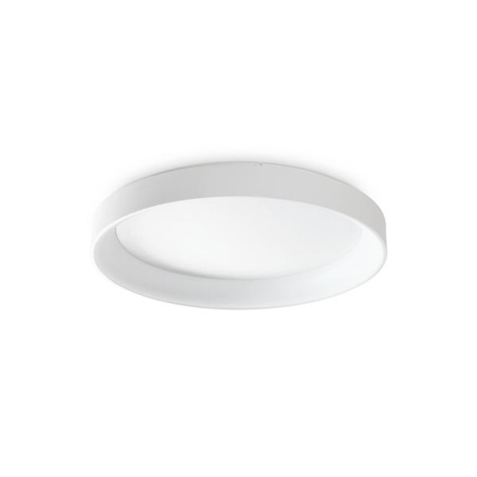 Ideal Lux Candeeiro de teto LED Ziggy, branco, Ø 80 cm, metal