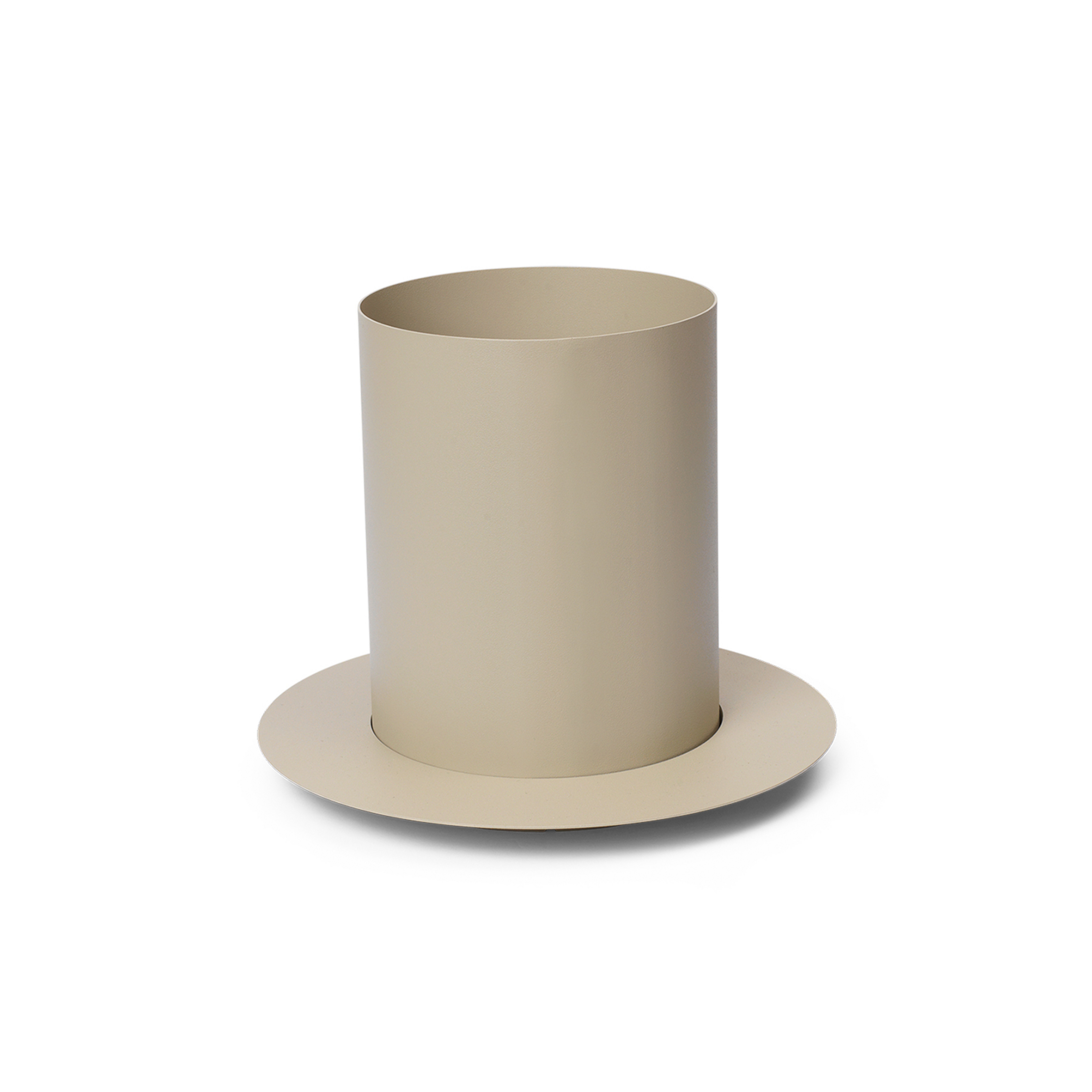 Auran Blumentopf, beige, Höhe 21 cm, Eisen - ferm LIVING