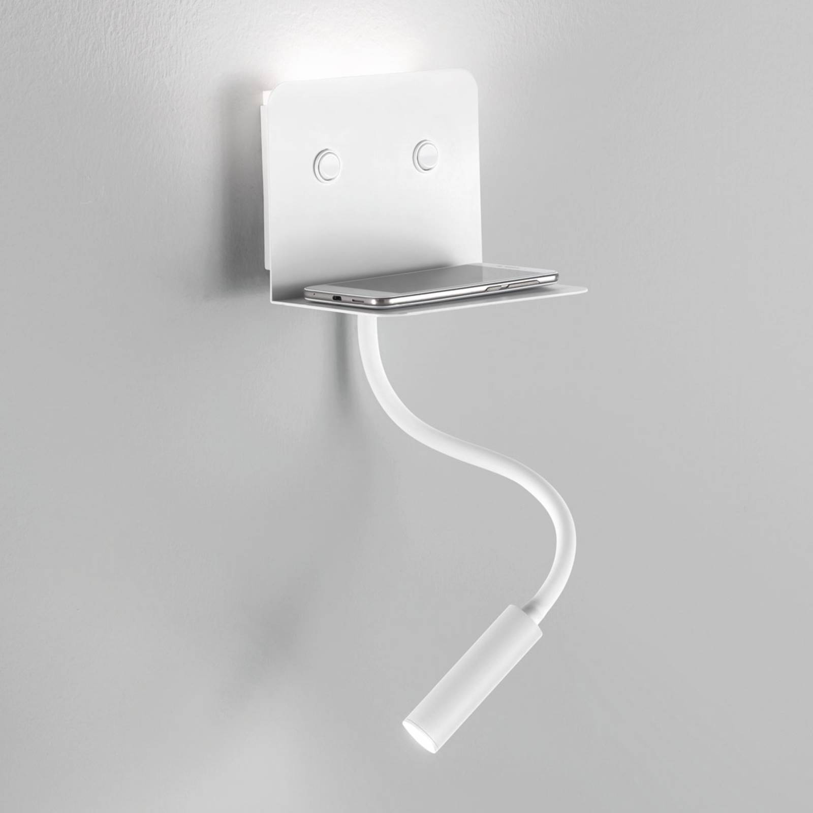 Applique LED Level avec rangement et liseuse