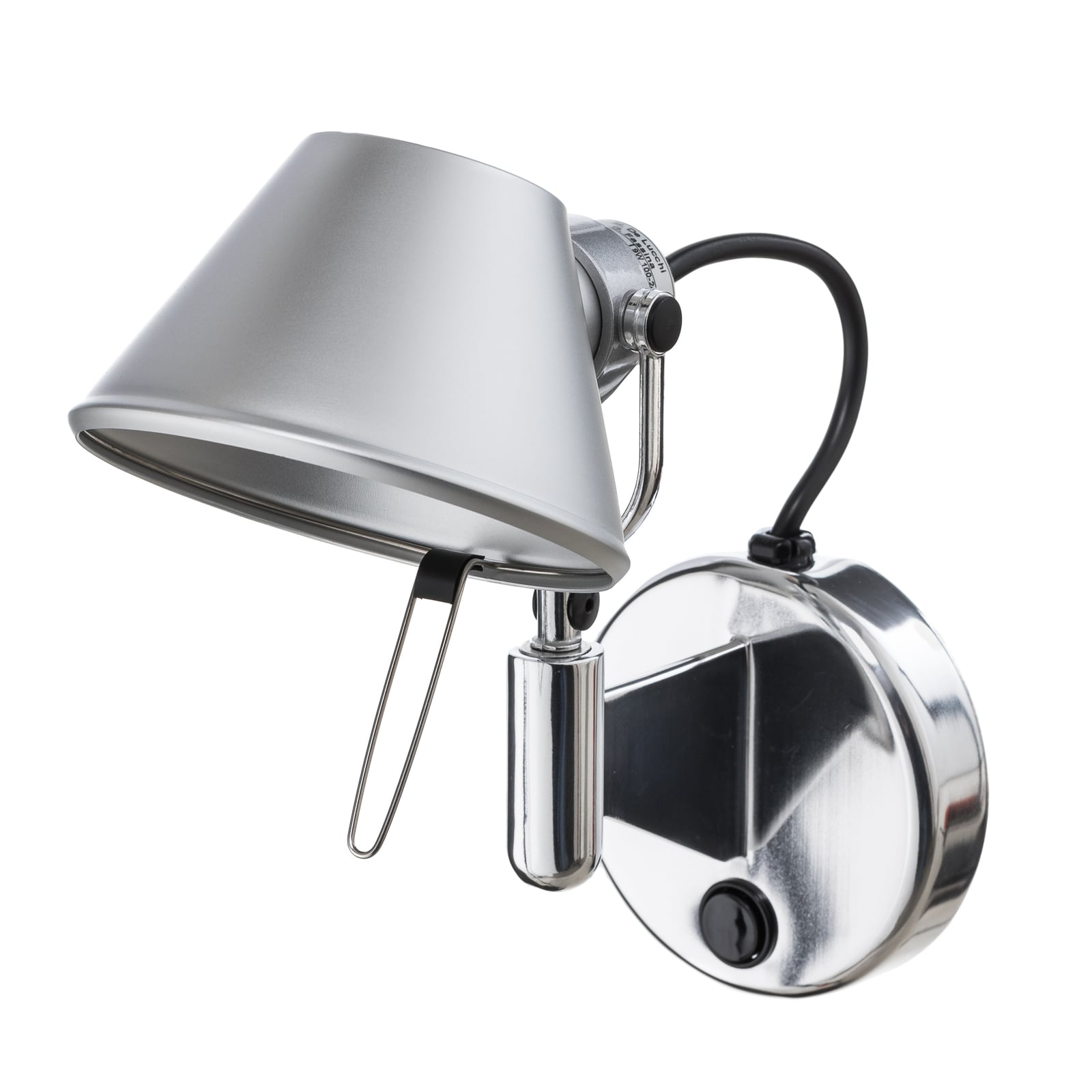 Tolomeo Micro Faretto LED-Wandlampe, 2.700K, grau - Artemide
