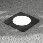 Lampe encastrable sol LED Ceci 160-SQ noire CCT