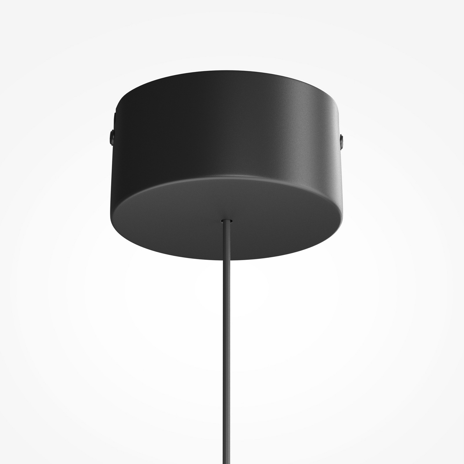 Maytoni Lampă suspendată LED FLOAT transparentă/neagră Ø 20 cm sticlă/metal - Camera de zi / sufragerie - Modern - transparent negru