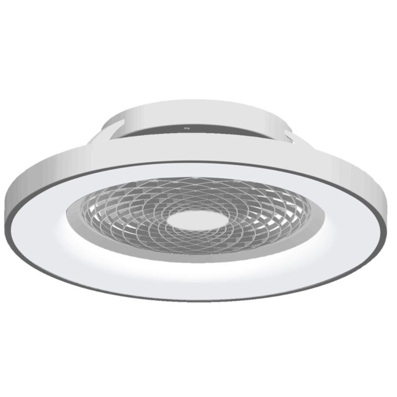 Smart LED ceiling fan Tibet, DC, quiet, Ø 65 cm