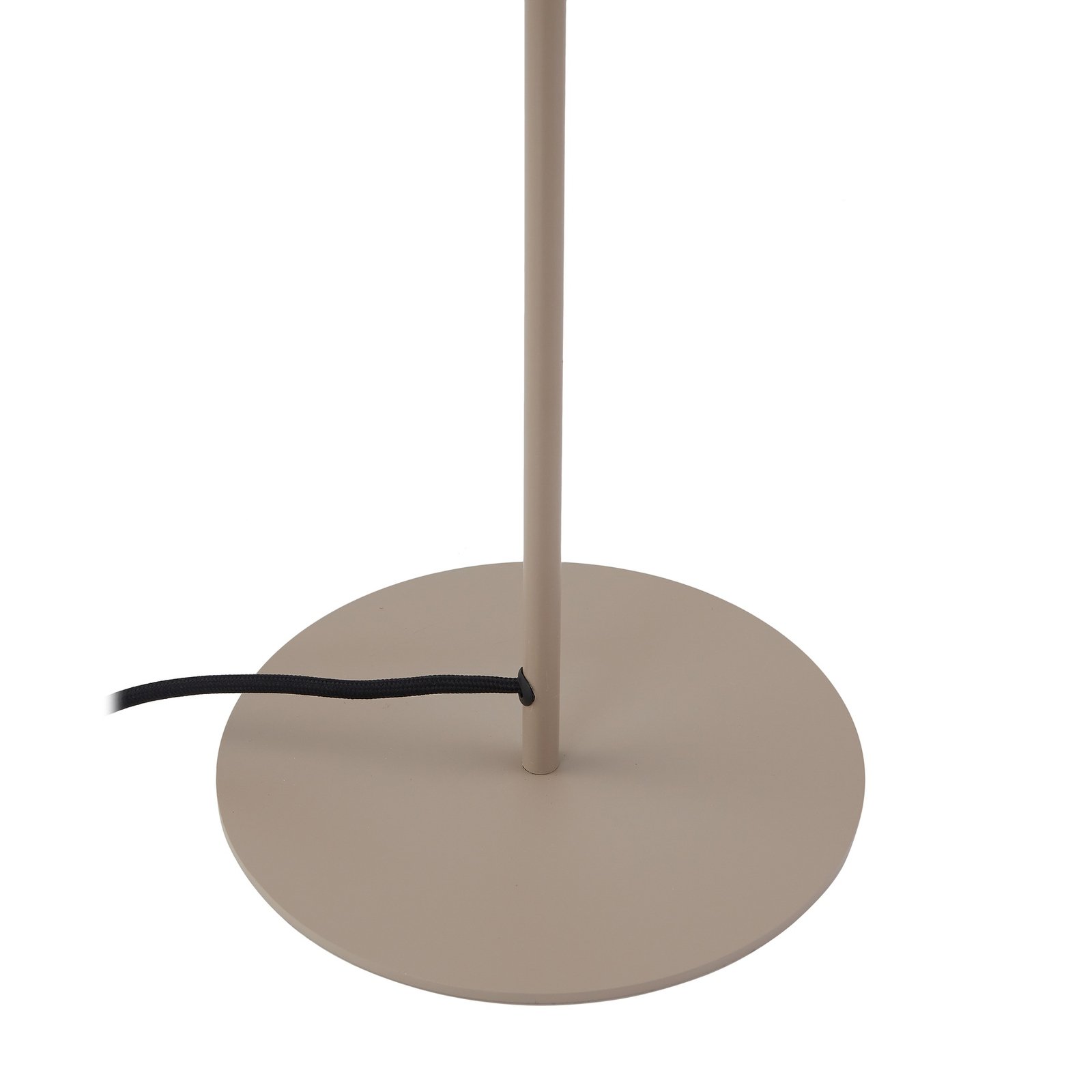 Lindby Edion table lamp, beige, metal, 45 cm