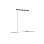 Suspension LED Surface, grise, 125 cm, aluminium, 3 000 K - PURE