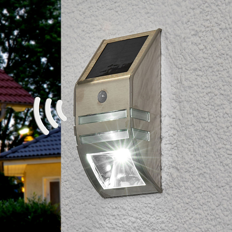 LED-Solar-Wandleuchte Sol WL-2007 m. Bew.
