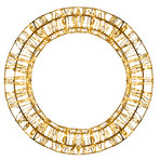 LED-Weihnachtskranz, gold, 600 LEDs, Ø 40cm