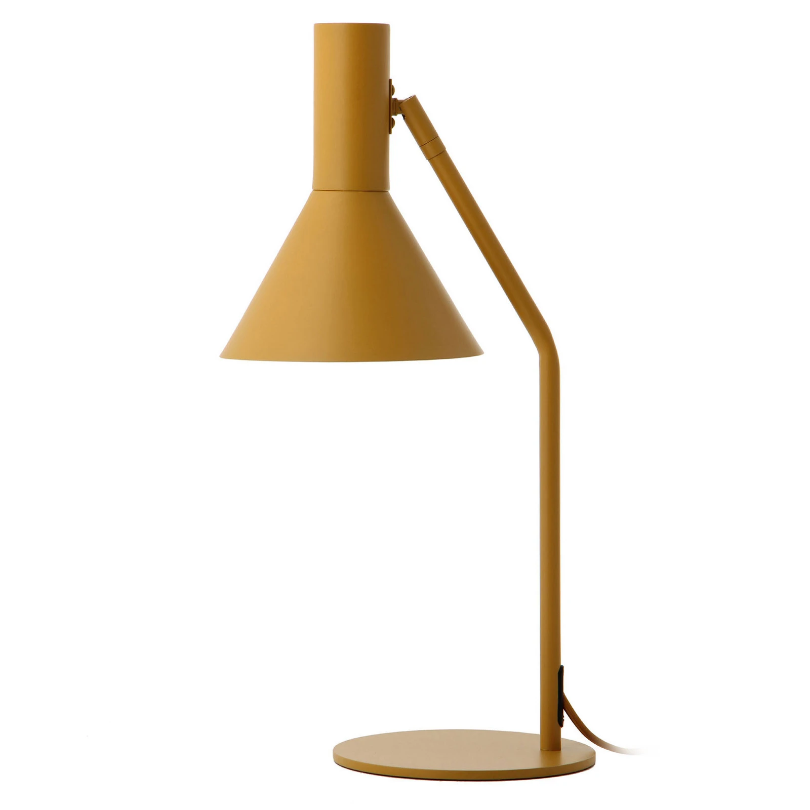 Lampe à poser FRANDSEN Lyss, marron clair, métal, 50 cm, E27