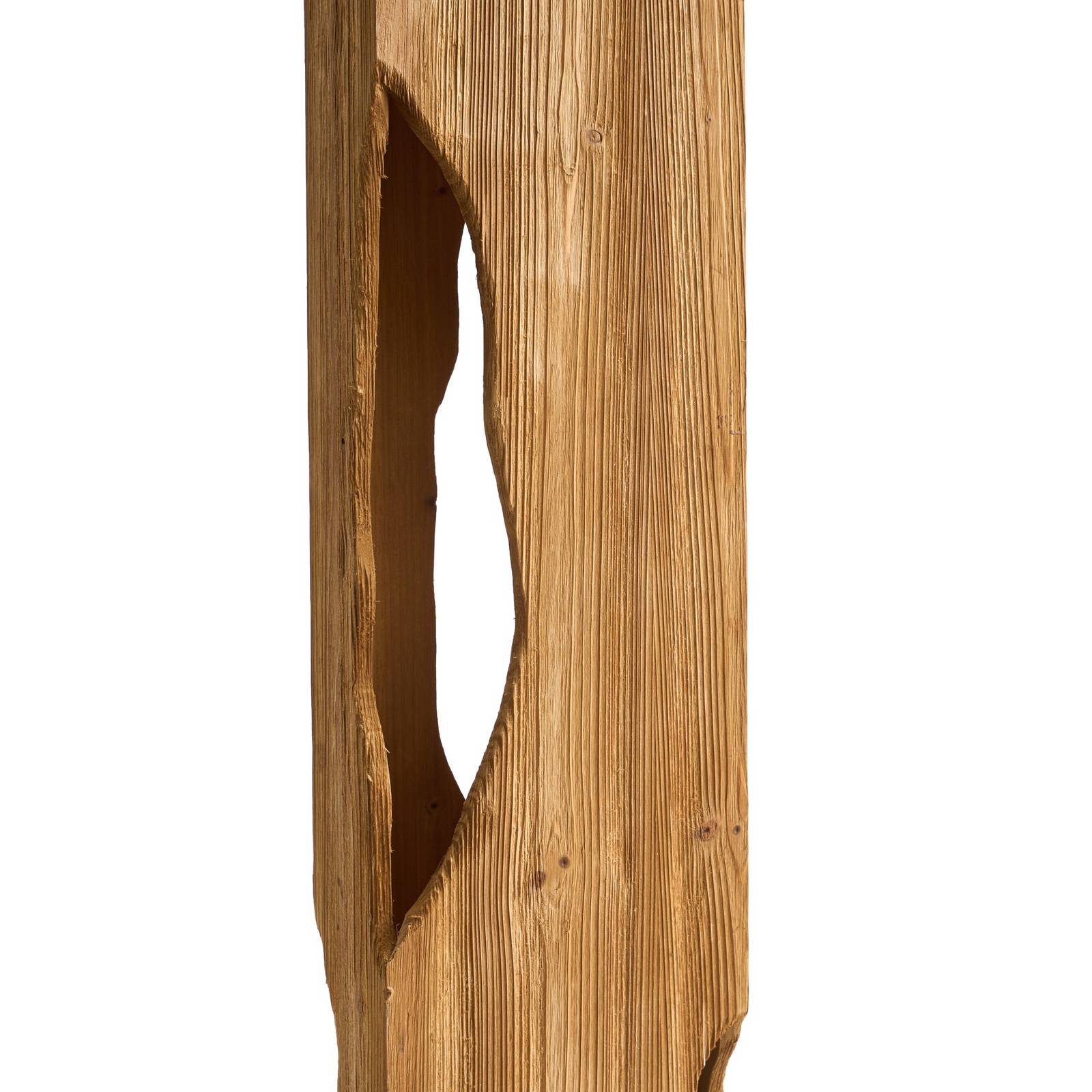 Lucande Lampa stojąca Tarry, drewno, wysokość 137 cm, 4 x E27