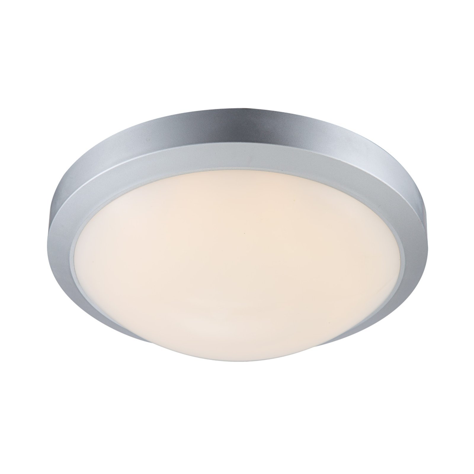 Globo Round outdoor ceiling light Rika with LED, plastic, acrylic, 12 W, energy efficiency: A+, H: 8.5 cm
