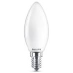 Philips LED-kronljuslampa E14 B35 4,5W 827 opal
