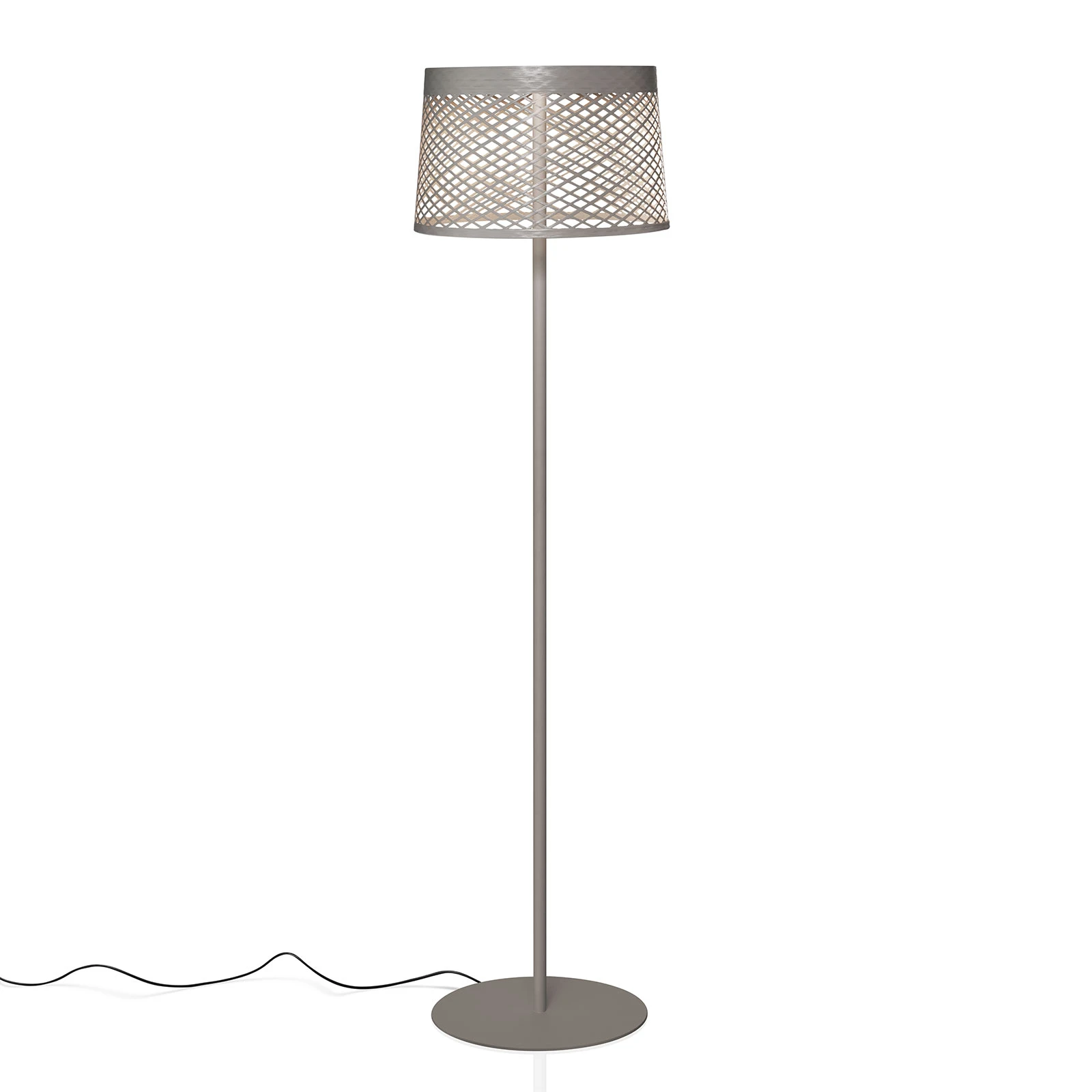 Foscarini Twiggy Grid lettura stāvlampa, pelēkbrūns
