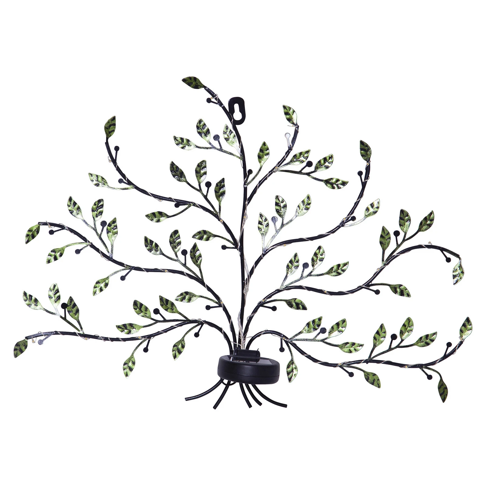 LED-Solarwandleuchte Tree of life