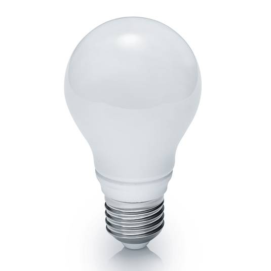 LED-pære E27 10W, dimbar, varmhvit lysfarge