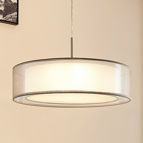 Kangas LED-riippuvalaisin Amon, harmaa
